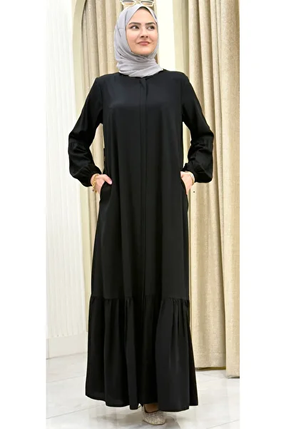 ESRANUR Valon Sleeve Skirt Ruffle Ferace