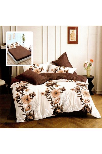 NufJoy Fine Cotton Linen 6 pieces Fitted sheet for mattress 160x200 cm or 180x200 cm