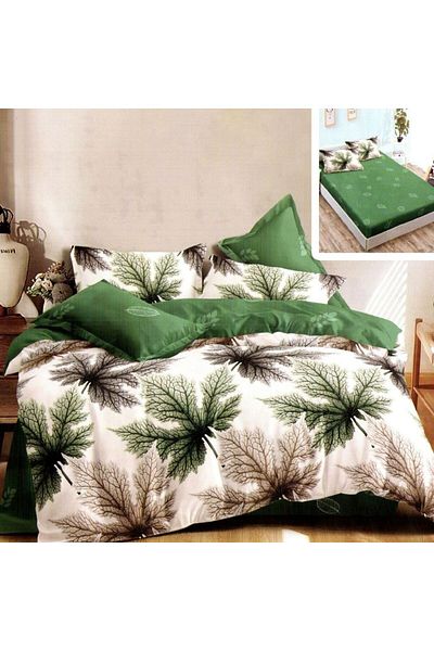 NufJoy Fine Cotton Linen 6 pieces Fitted sheet for mattress 160x200 cm or 180x200 cm
