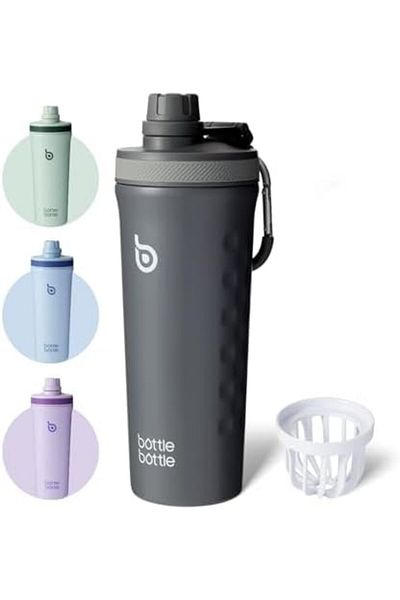 Carry Bottles bottlebottle BOTTLE BOTTLE 26oz Insulated Shaker Bottle Insulated Stainless Steel Water Bottle with