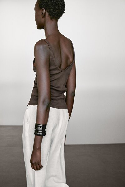 Massimo Dutti 100% cotton tank top