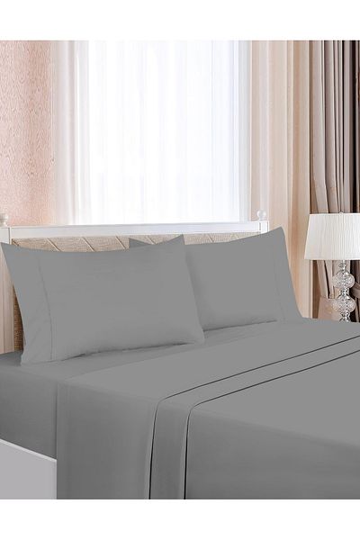 CASAVIA Premium Bedding Sets- 400 Thread Count- Soft Sateen 100% Cotton - Twin 4 Piece sheet sets,