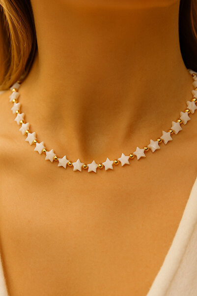 WisstoriaCollections Stone Star Necklace