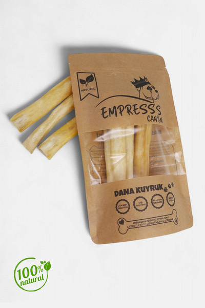EMPRESS'S CANIN Dana Kuyruk %100 Doğal Köpek Ödül Maması 100gr