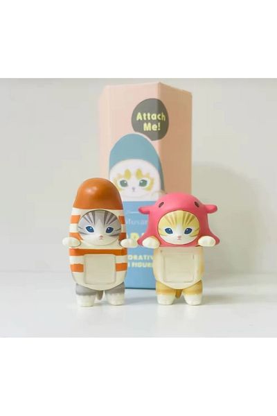 seyuse Mofusand Hippers Mini Cat Figure Charm 1 Piece