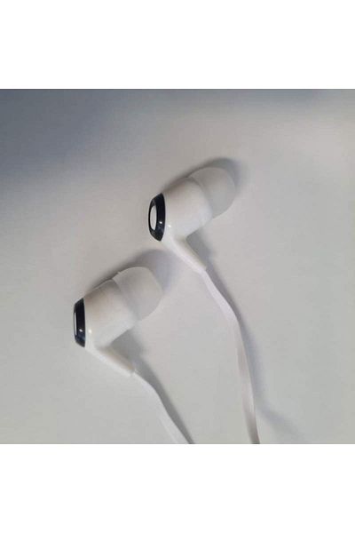 SIKS Căști cu fir ®, ușor de purtat, intrare jack de 3,5 mm, super bass, culoare albă