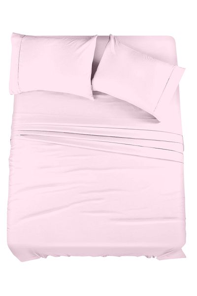 CASAVIA Premium Bedding Sets- 400 Thread Count- Soft Sateen 100% Cotton - Twin 4 Piece sheet sets,