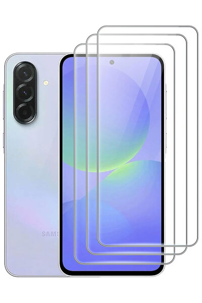 CEPSTOK Samsung Galaxy A36 Kırılmaz Cam 3 Adet Temperli Şeffaf Ekran Koruyucu...