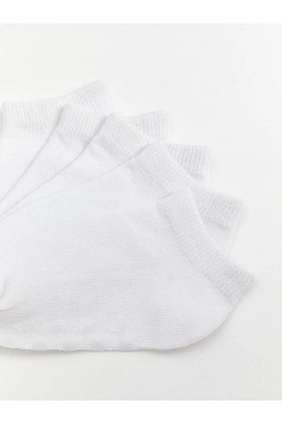 LC Waikiki Lcw Baby White Basic Baby Boy Booties Socks 5 Pcs