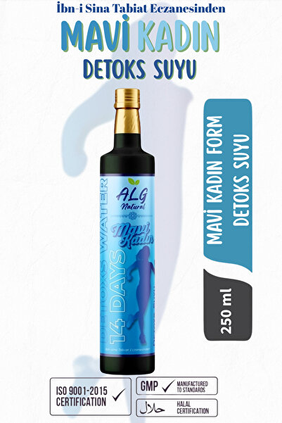 Alg Natural MAVİ KADIN Prebiyotik Detoks Suyu