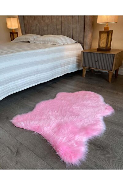 FeelHome Puffin Yumuşacık Pofuduk Kuzu Post Premium Kalite Kaymaz Taban Kürk ...