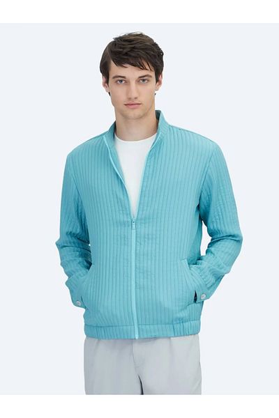 Kip Nile Green Woven Coat