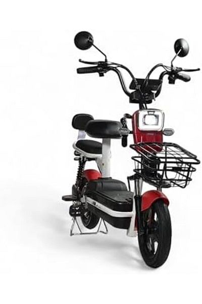 ALBADER Electric Scooter V6+, Double Seats, Manual Pedals, 48V Electric Kick Scooter