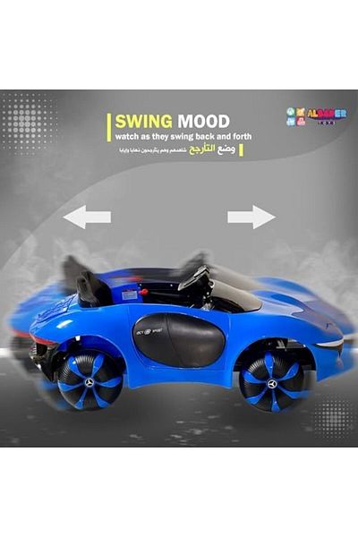 ALBADER Electric Ride On Car Mercedes Maybach EQ With 2 Big Motors, 12V Battery, Ride on Toys Car