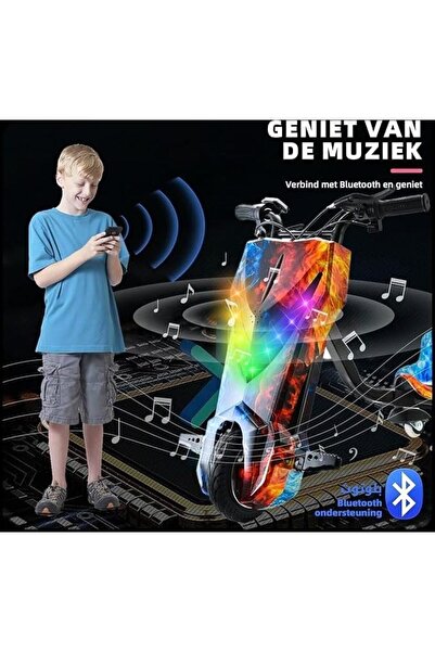 ALBADER سكوتر كهربائي للانجراف، حجم كبير، بطارية 36 فولت، سكوتر كهربائي للانجراف مع وسادة خوذة