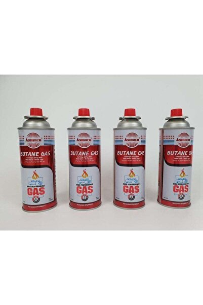 Asmaco موقد أو ولاعة غاز البوتان 4 قطع