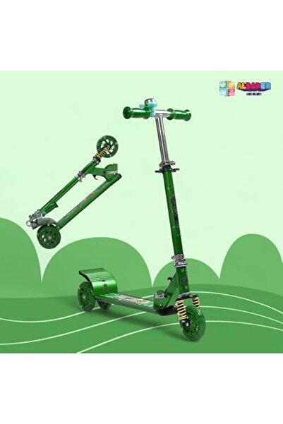 ALBADER Scooter, PVC Wheel Scooter City Roller, Klappbar Roller, Aluminium Kick Scooter Adjustable