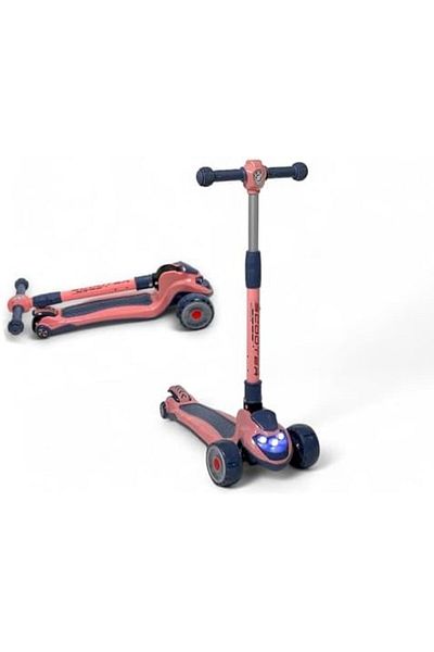 ALBADER Kick Scooters, PVC Street Scooter Scooter, Lights 3 Wheel Scooter for for & Outdoor