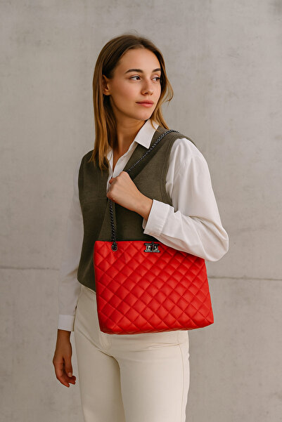 Nuva Land Diamond Soft Quilted Women's Shoulder Bag