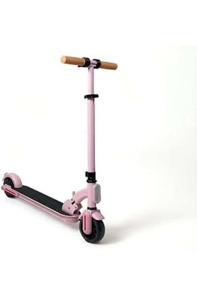ALBADER Mini Electric Scooter For Kids With Lighted Base, Kids Ride on 24V Motorized Rechargeable