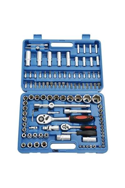 SIKS Set de chei tubulare profesionale CH108, 108 piese, albastre