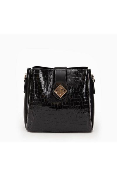 Levidor Patent Leather Black Bag
