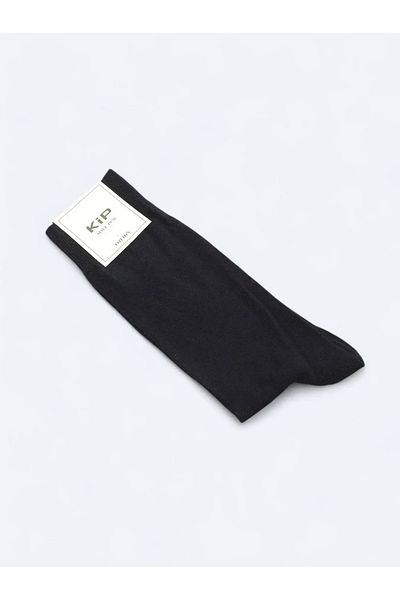 Kip Navy Blue 75% Cotton, 23% Polyamide, 2% Elastane Socks