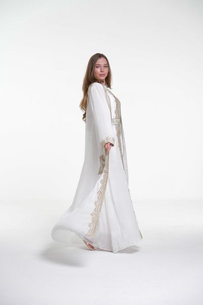 al bent al sharqieh Moroccan Kaftan Embroidered Luxury Dress Women Kaftan Dress