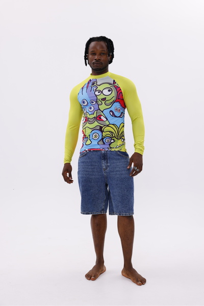 NEPTUNUS SHOP UPF50,ERKEK UZUN KOLLU RASHGUARD,SU SPORLARI ÜST GİYİM