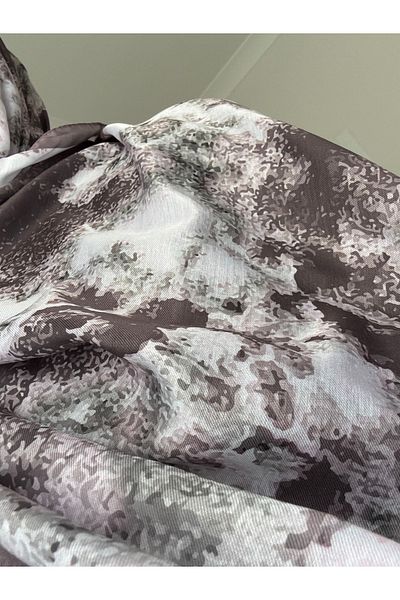 Lavena scarfs Bohemian Series Bohemian Pattern Cotton Digital Soft Shawl - Dusty Rose