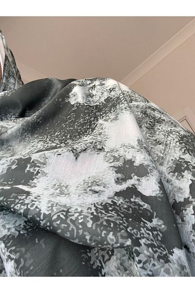 Lavena scarfs Bohemian Series Bohemian Pattern Cotton Digital Soft Shawl - Pastel Green