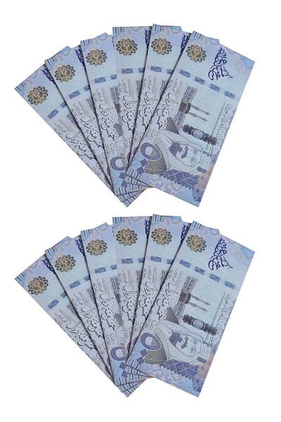 Generic 12 Pieces of Eid Mubarak 500 Saudi Riyal Shaped Envelop for Gifting Money