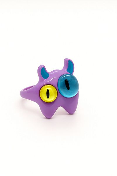 MakeWell Adjustable Ring Dragon Designed Eyes Children's Rings