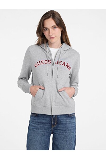 Guess Hanorac de damă Jeans Reg Zip Hood