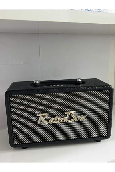 ACL Retro Ahşap Görünümlü 20W Bluetooth Hoparlör ve Müzik Kutusu - Nostaljik ...