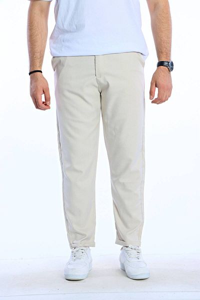 eg38 Deniro Fabric Trousers Beige