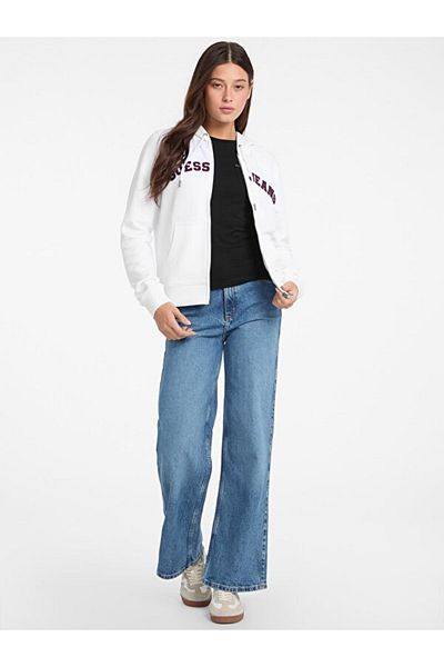Guess Hanorac de damă Jeans Reg Zip Hood