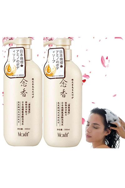 MAXFIT Japanese Shampoo for Hair Growth and Prevention of Hair Loss Creates Thick Hair