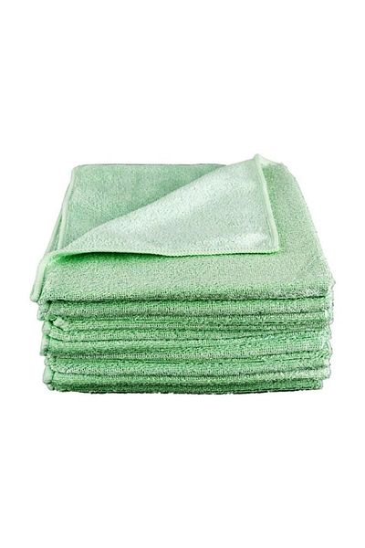 LYOBEST Set 5 Lavete Microfibra Universale, curatare fara zgarieturi si urme, Multisuprafete, 40x40 cm Verzi