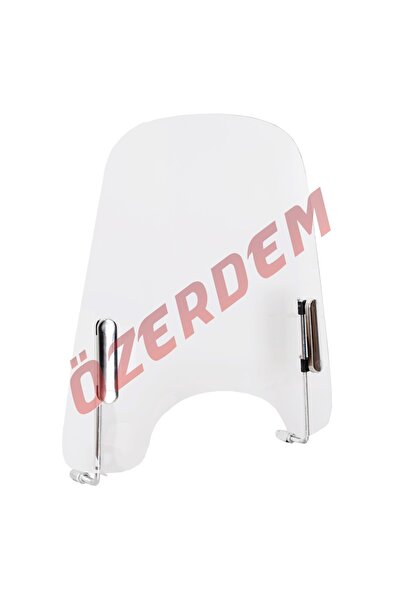 Genel Markalar MOTORSİKLET RÜZGARLIK SİPERLİK CAMI SETİ 3 mm 42-45,5 cm