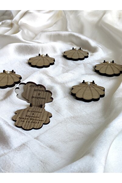 HARPİES 10 'lu set | İstiridye Ayna Hediyelik | Söz, Nişan, Nikah Hediyelik |...