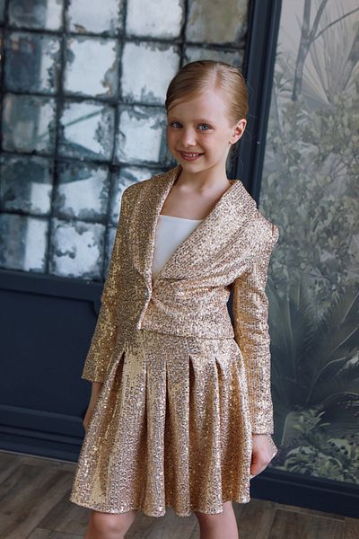 By Feyza Kids Collection κοριτσάκι stardiva σετ 3 τμχ-(τζάκετ+μπλούζα+φούστα) η πιο όμορφη εκδοχή του λάμψης