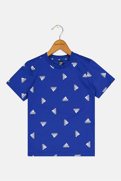 adidas Kids Boy Sportswear Fit Short Sleeve Outdoor T-Shirt, Multicolor