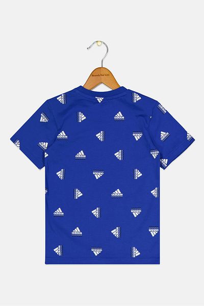 adidas Kids Boy Sportswear Fit Short Sleeve Outdoor T-Shirt, Multicolor