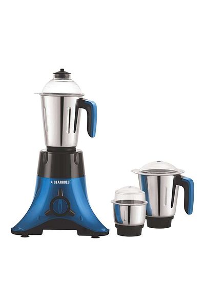 Generic STARGOLD 750W Mixer Grinder 3-in-1 Set with Stainless Steel Jars for Multi-Purpose Kitchen Use