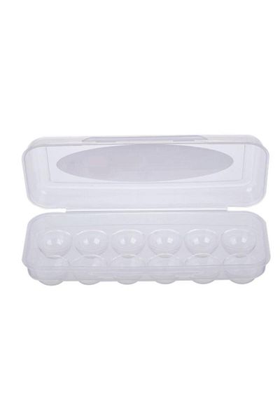 Generic PARFAIT BPA-Free Freezer Safe Rectangular Egg Container Clear YH-16016