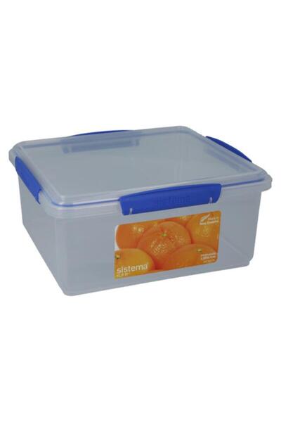 Generic sistema Klip It Rectangular Container Clear and Blue 5 Liter