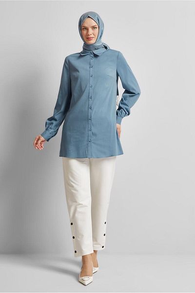Alvina Shirt Collar Tunic 45606