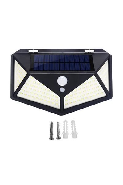 FİAPFO Set 10 Lampi Cu Incarcare Solara Apf, Senzor Miscare, 3 Trepte De Iluminare, 100 Led