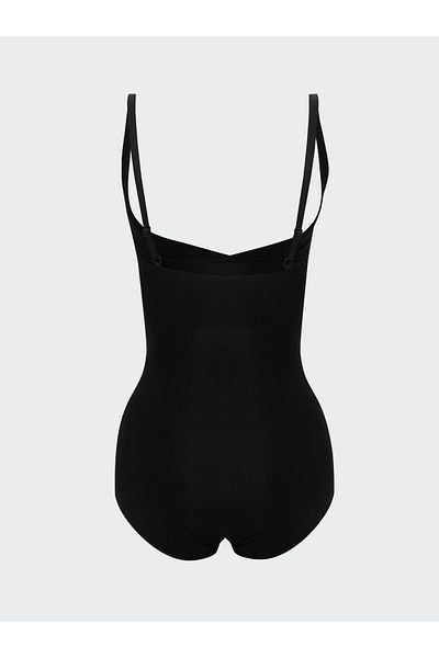 LC Waikiki Women's Bodysuit Corset with Straight Straps